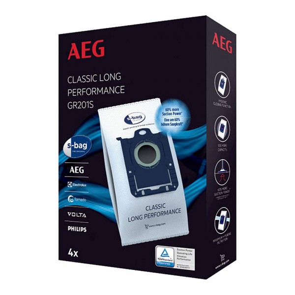 Bolsa de recambio para aspirador electrolux, philips, aeg