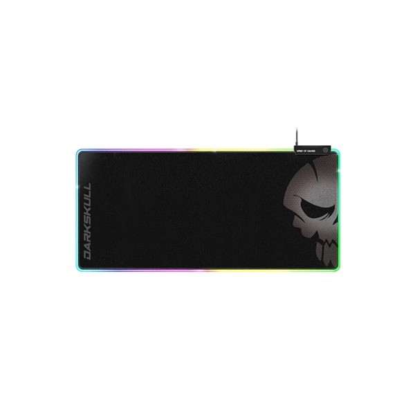 Spirit of gamer alfombrilla darkskull rgb+hub xxxl