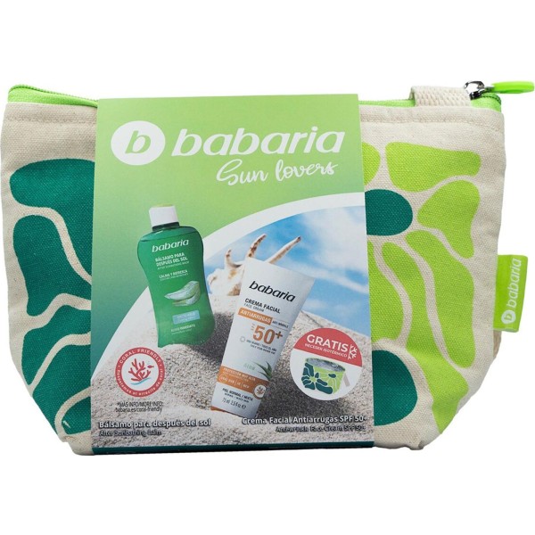 Babaria protector crema facial spf50+ 75ml + balsamo after sun 1u